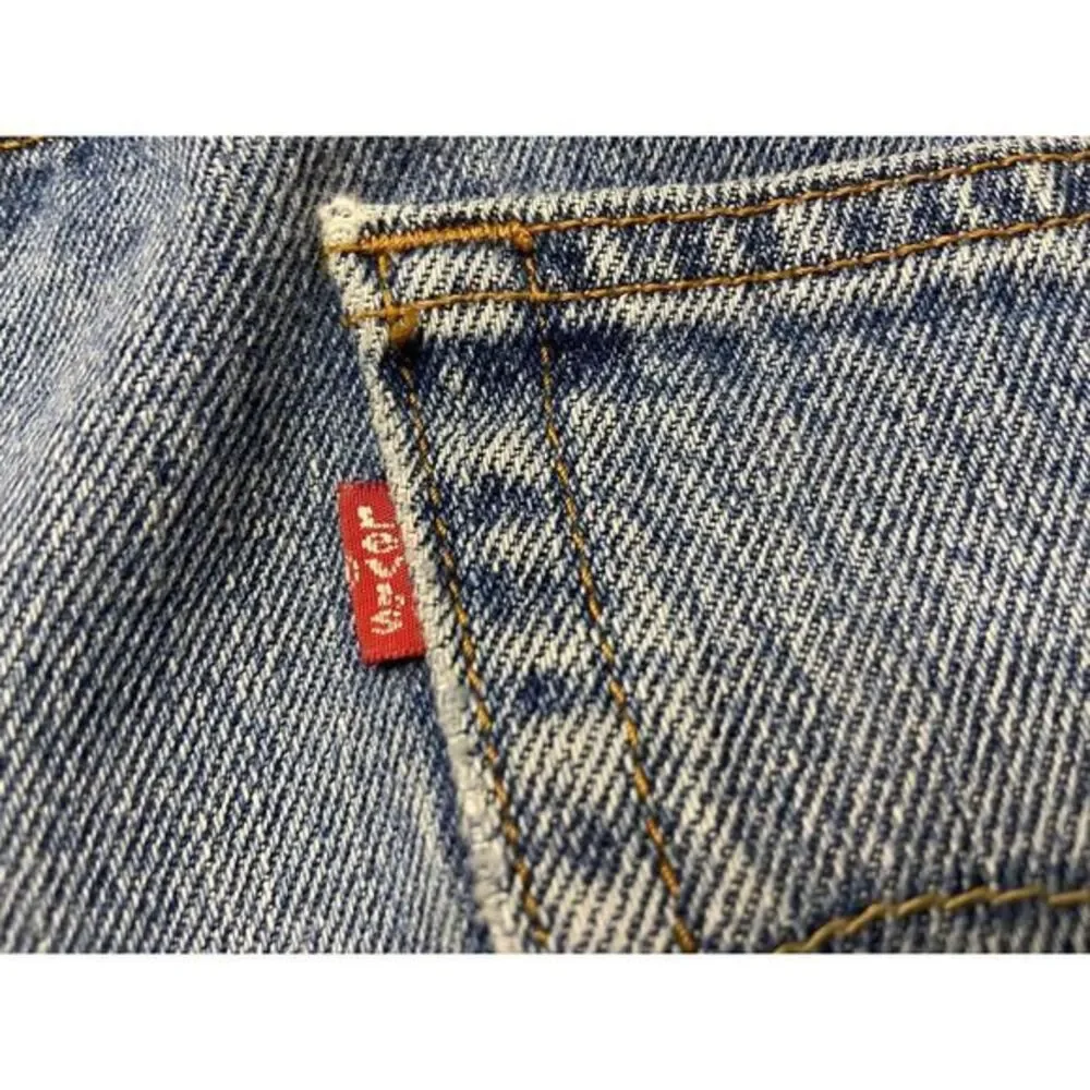 Vintage Levi 505 Jeans‎ Mens 33X30 Blue 2004 Straight 100% Cotton Denim Red Tab